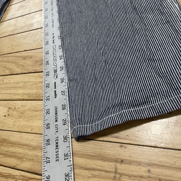 Dickies Hickory Stripe Carpenter Pants Women Juniors 5 27 Navy White Y2k Skate - Picture 9 of 16